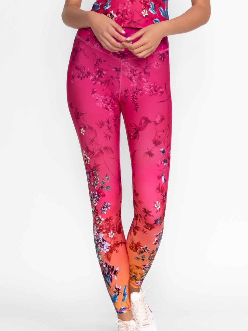 Johnny Was Bee Active V-Yoke Leggings Size XS
